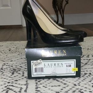 Ralph Lauren black heel size 8.5
